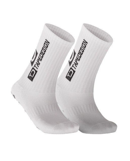 Imagen 0 de Calcetines de hombre Fútbol TapeDesign Classic Blanco