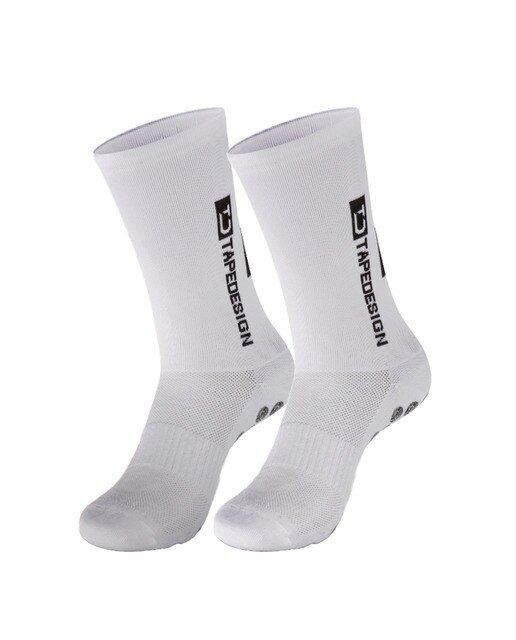 Medias de fútbol unisex SUPERLIGHT Tapedesign - Blanco Blanco-1