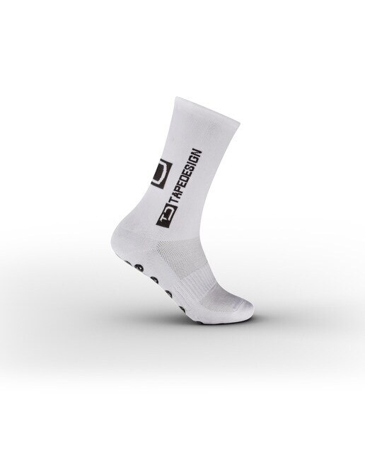 Medias de fútbol unisex SUPERLIGHT Tapedesign - Blanco Blanco-2