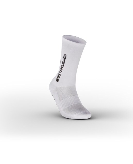 Medias de fútbol unisex SUPERLIGHT Tapedesign - Blanco Blanco-5