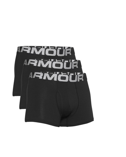 Pack de 3 pares de boxers Charged Cotton® de 8 cm Boxerjock Preto-3