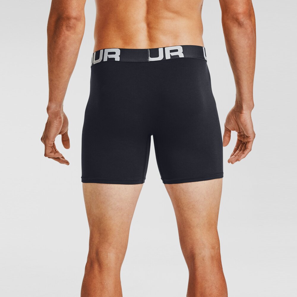 Pack de 3 boxers Charged Cotton® de 15 cm Preto-2