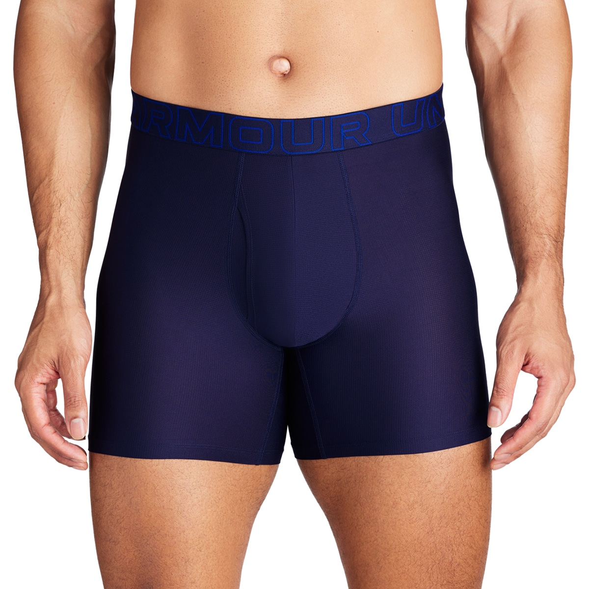 Boxers Desportivos M UA Perf Tech Mesh 6in Azul-2