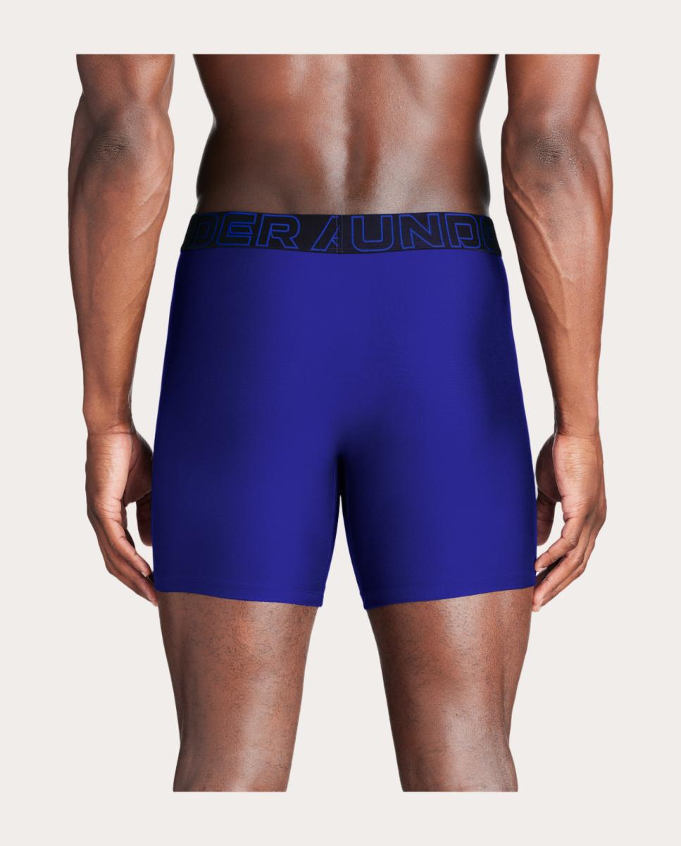 Boxers Desportivos de Homem M UA Perf Tech 6in Azul-5