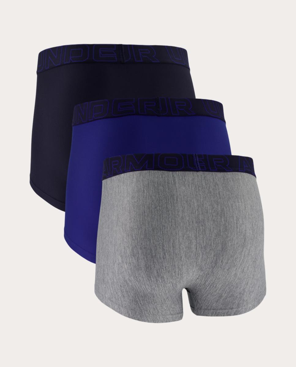 Boxers Desportivos de Homem M UA Perf Tech 3in Azul-2