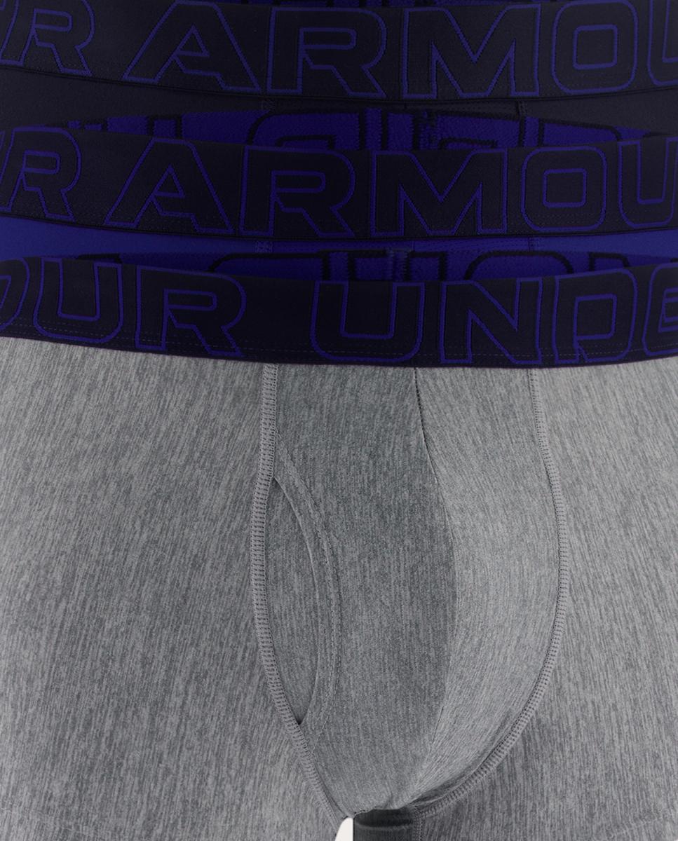 Boxers Desportivos de Homem M UA Perf Tech 3in Azul-3