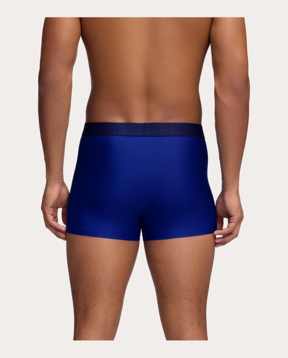 Boxers Desportivos de Homem M UA Perf Tech 3in Azul-5