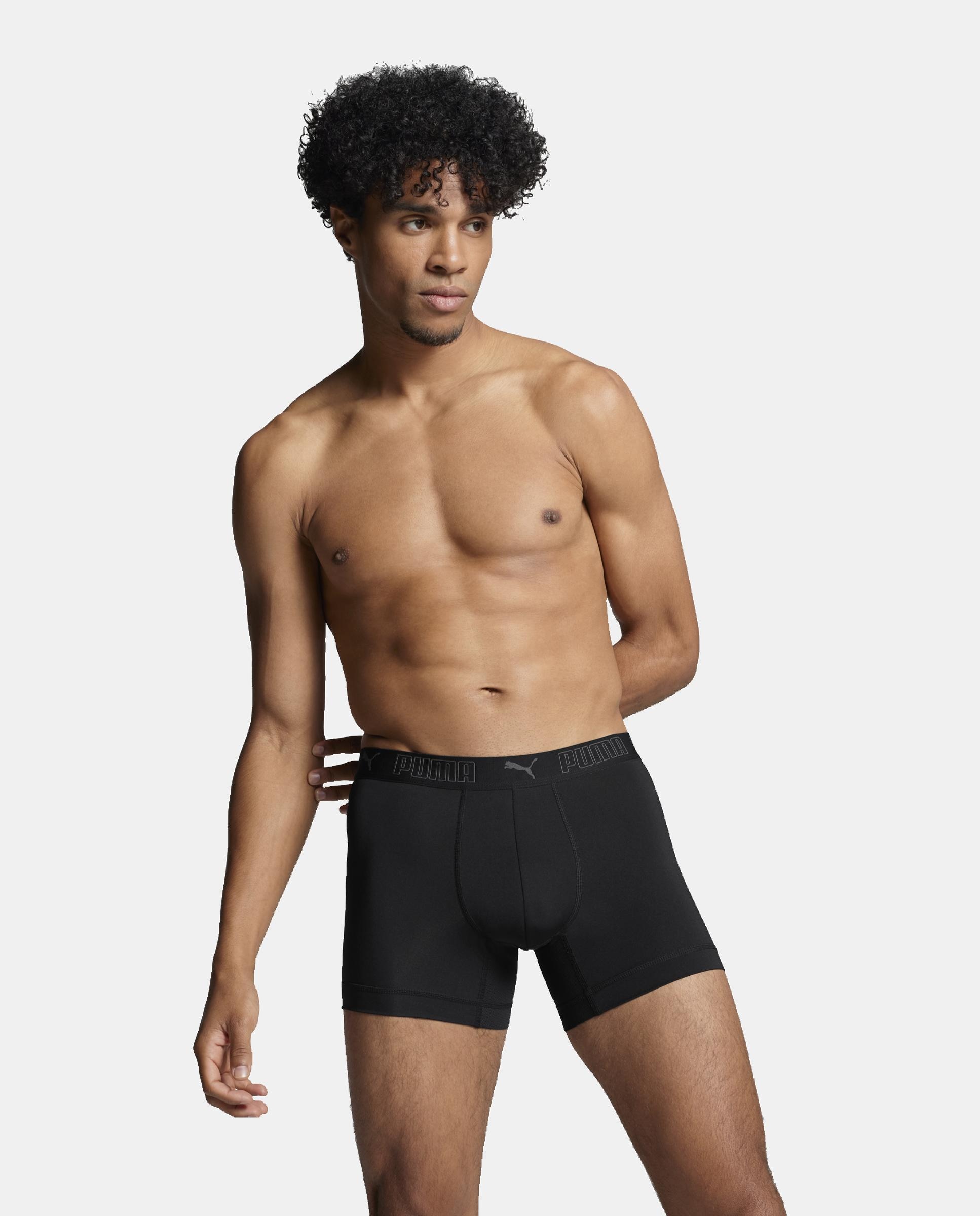 Bóxer de hombre Sport Microfibra (pack de 2) PUMA - Negro Negro-1