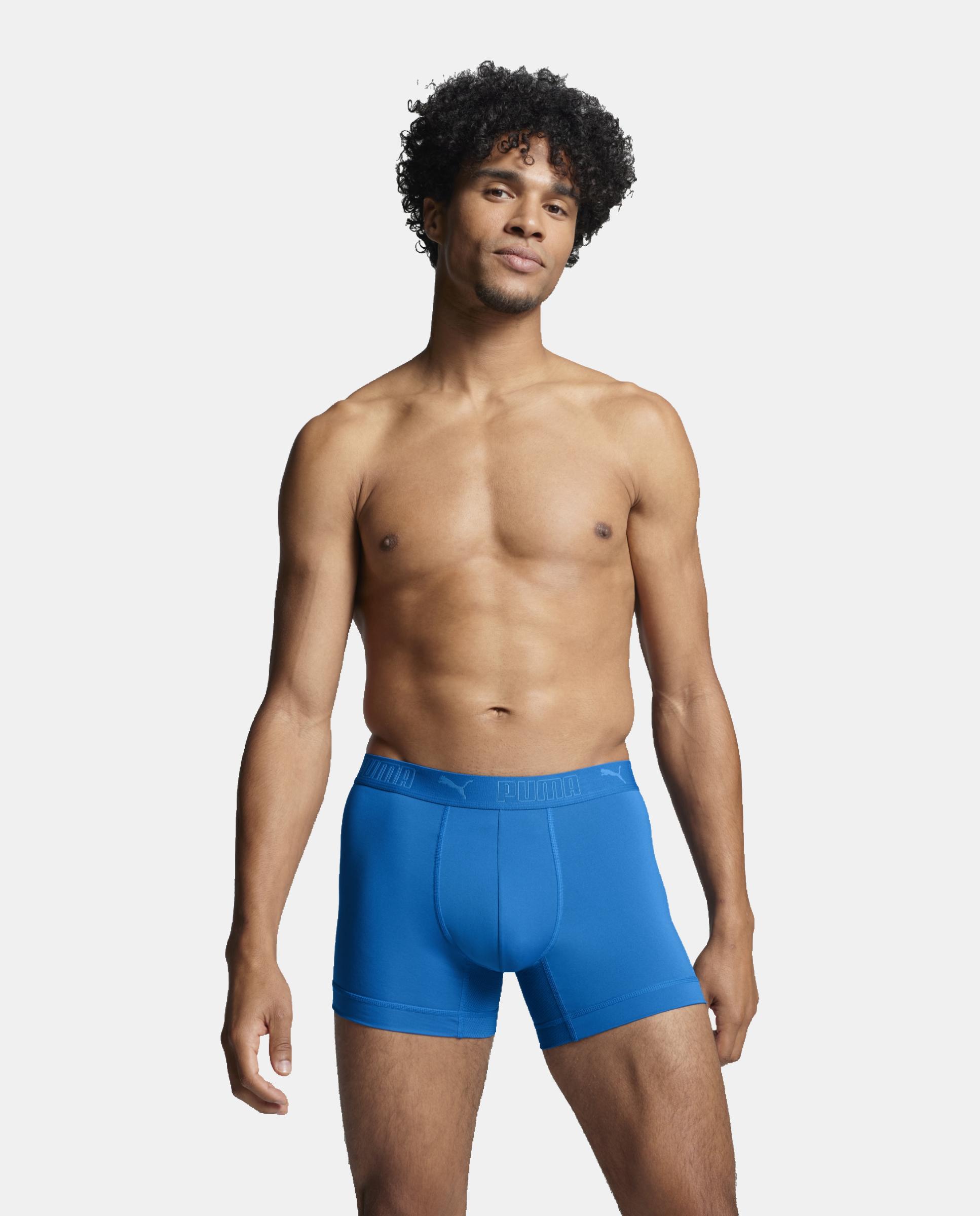 Bóxer de hombre Sport Microfibra (pack de 2) PUMA - Azules Azules-1