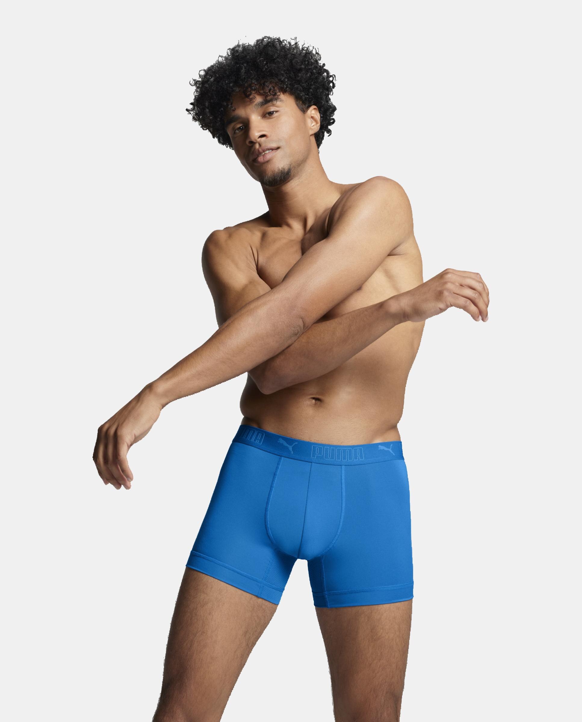 Bóxer de hombre Sport Microfibra (pack de 2) PUMA - Azules Azules-4