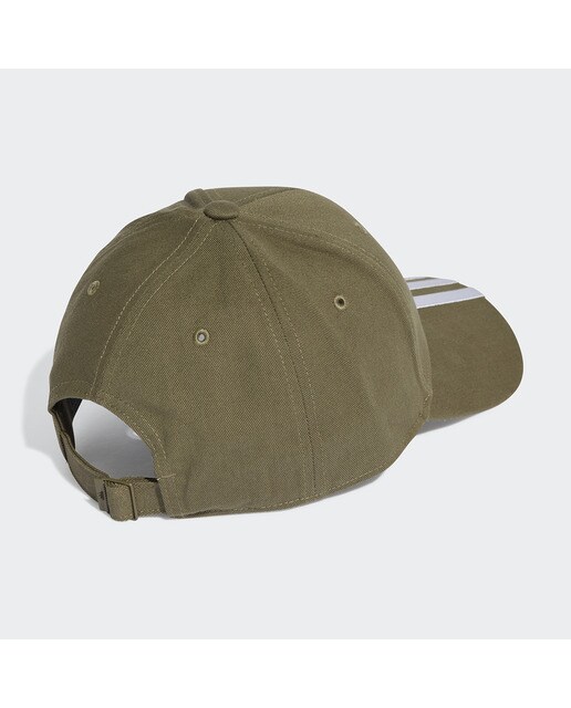 Boné Cotton Twill Baseball 3 Faixas Verde-2