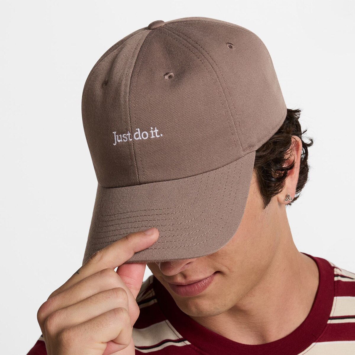 Boné Club Unstructured JDI Cap Castanho-claro-1