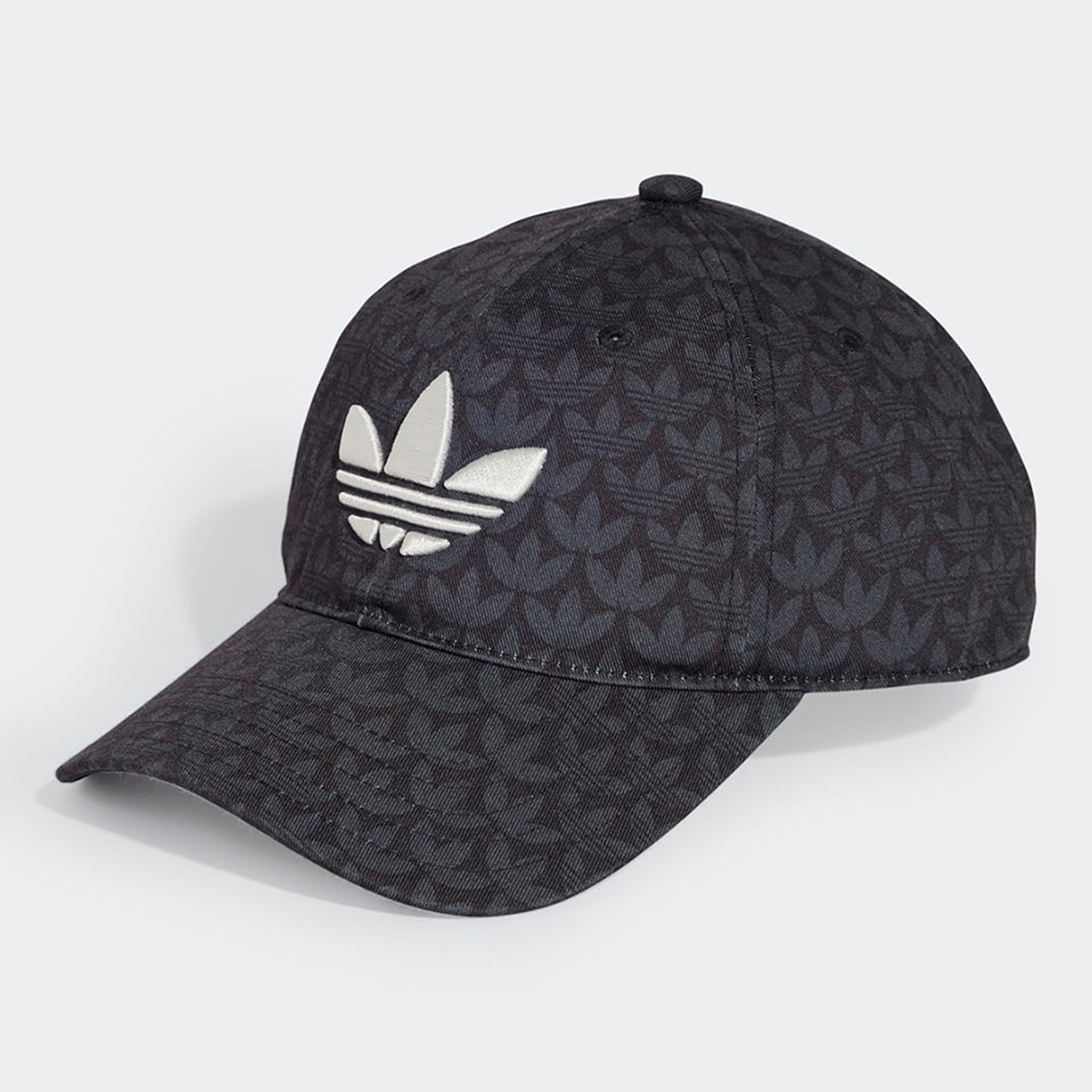 Boné Trefoil Monogram Preto-1