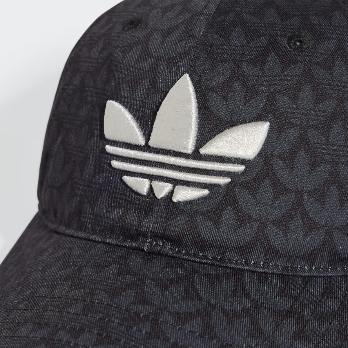 Boné Trefoil Monogram Preto-4