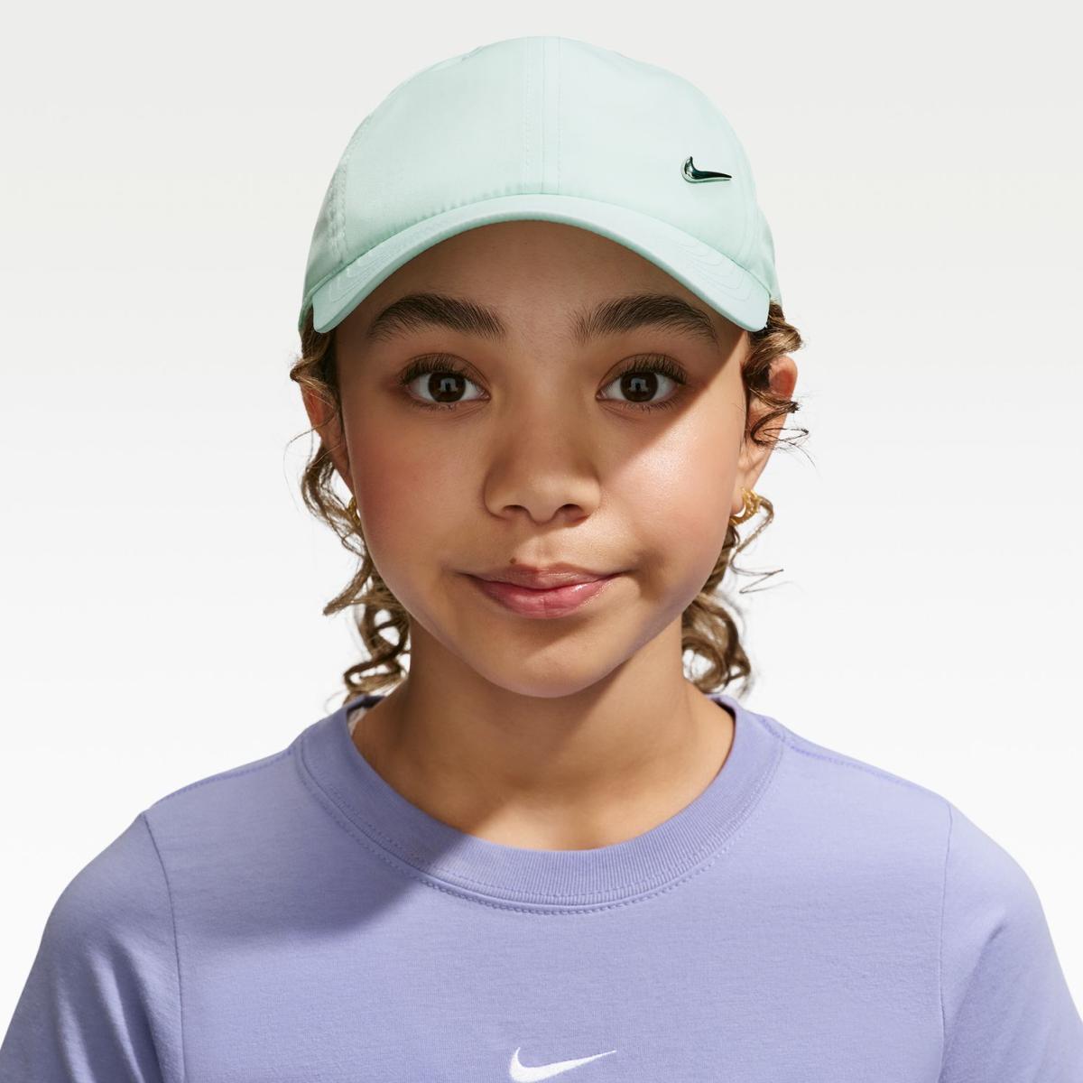 Boné de Menino sem Estrutura Dri-FIT Club Swoosh Verde-menta-3