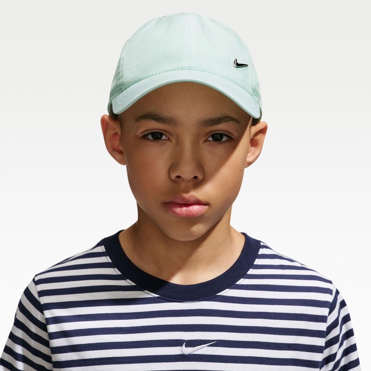 Boné de Menino sem Estrutura Dri-FIT Club Swoosh Verde-menta-5