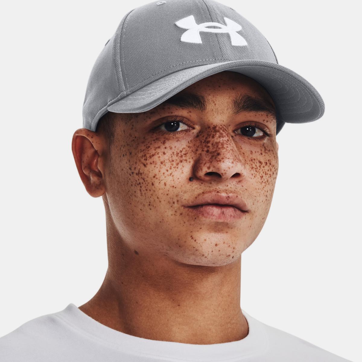Chapéu Homem M Blitzing Low STR UNDER ARMOUR Cinzento-aço-3