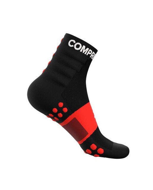 Pack de 2 pares de meias de compressão Training Socks Compressport Preto-2