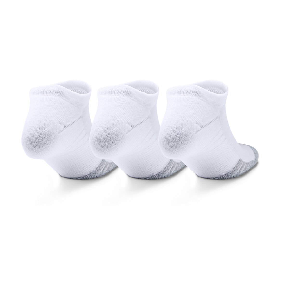 Pack de 3 pares de meias HeatGear® No Show Branco-2