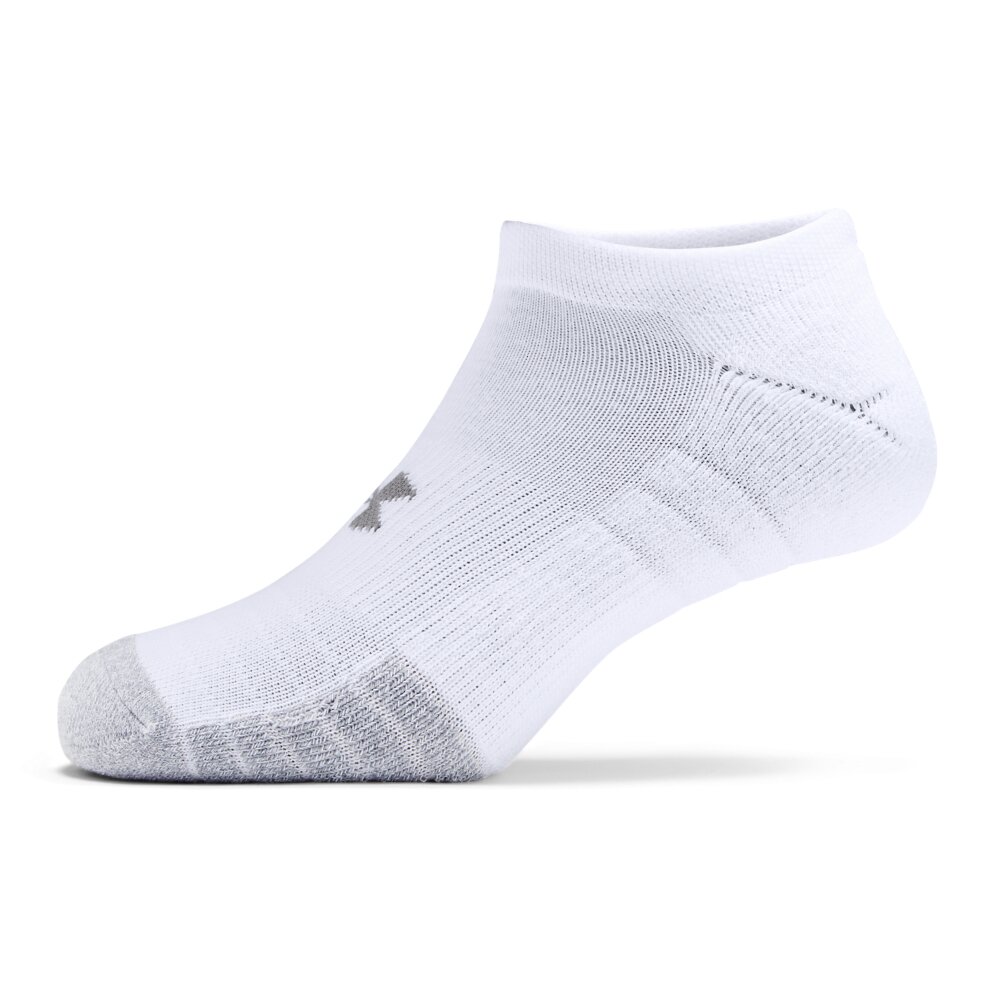 Pack de 3 pares de meias HeatGear® No Show Branco-3