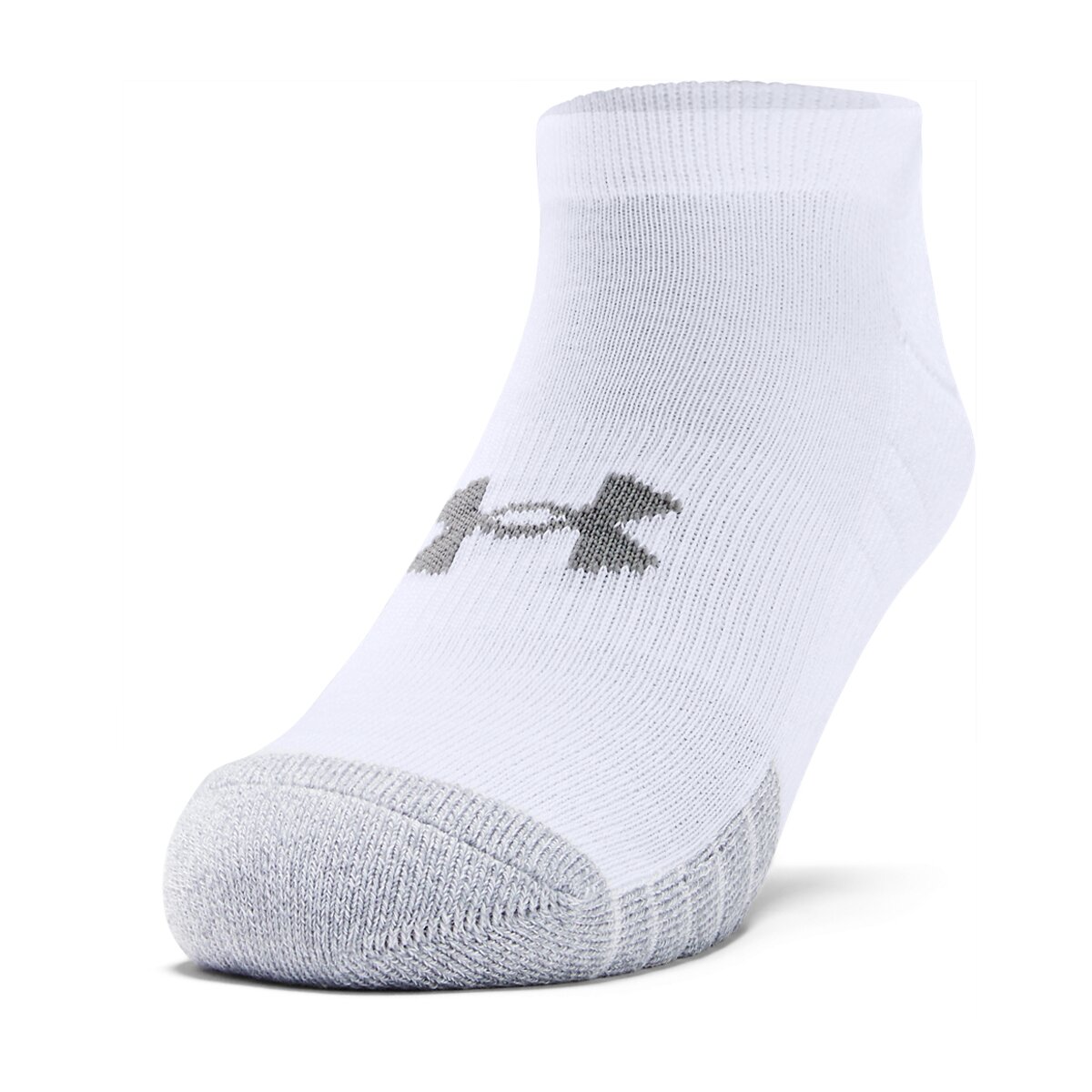 Pack de 3 pares de meias HeatGear® No Show Branco-4