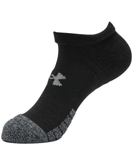 Pack de 3 pares de meias HeatGear® No Show Preto-3