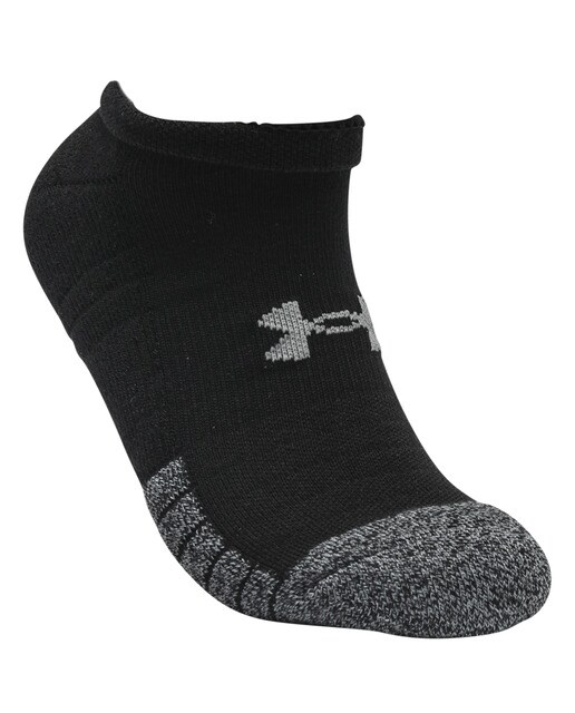 Pack de 3 pares de meias HeatGear® No Show Preto-4