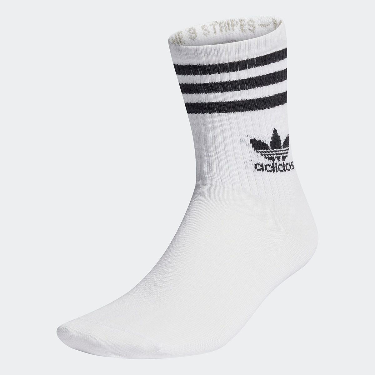 Pack de 3 Pares de Meias Clássicas Mid Cut Originals Branco-1