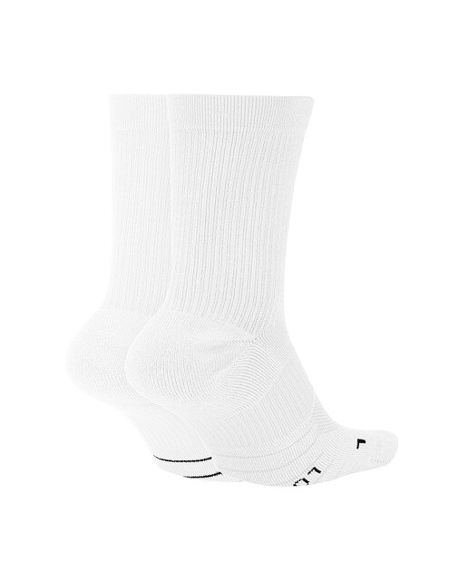 Pack de 2 pares de meias Multiplier Crew Branco / Preto-2