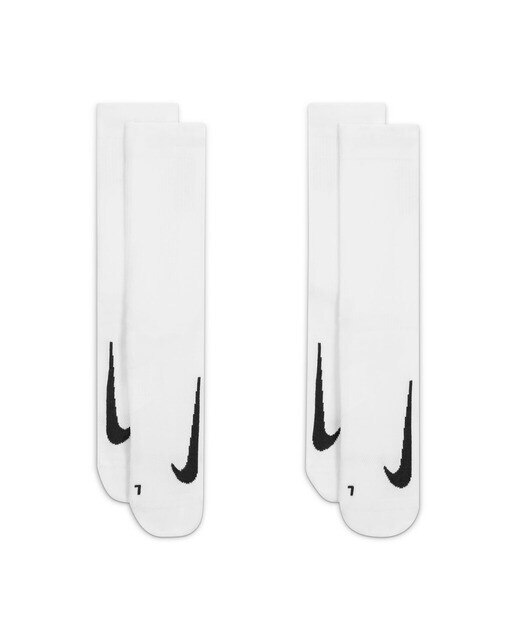 Pack de 2 pares de meias Multiplier Crew Branco / Preto-3