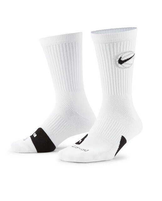 Pack de 3 Pares de Meias Everyday Crew Basketball Branco / Preto-1