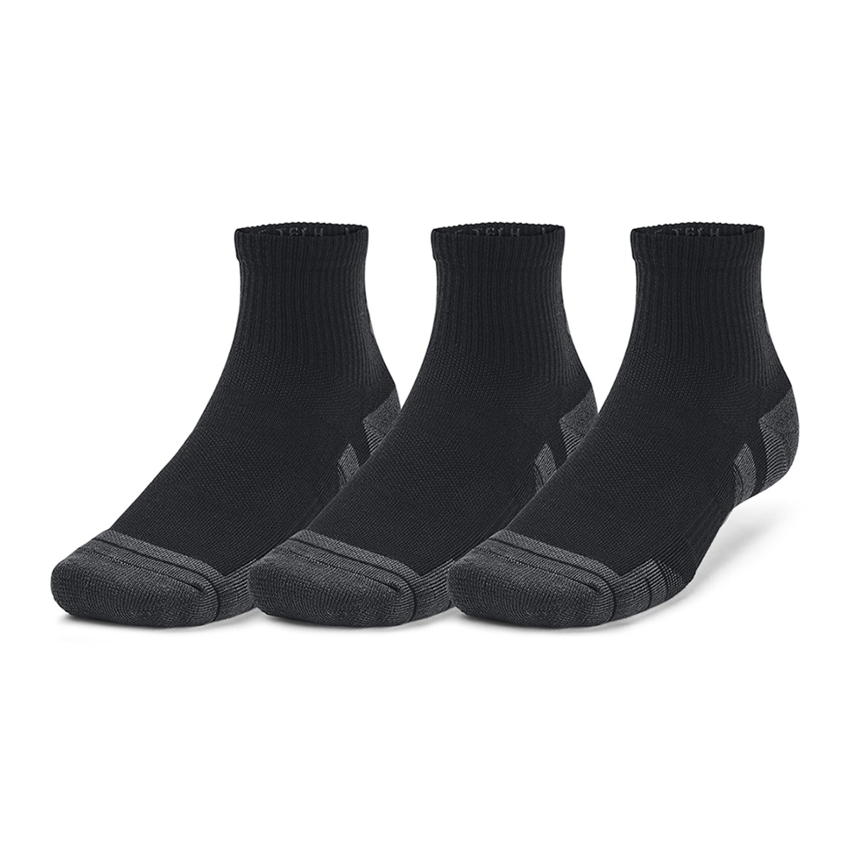 Pack de 3 Pares de Meias Performance Tech Quarter Preto-1