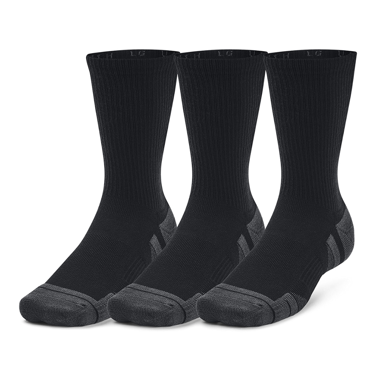 Pack de 3 Pares de Meias Performance Tech Crew Preto-1