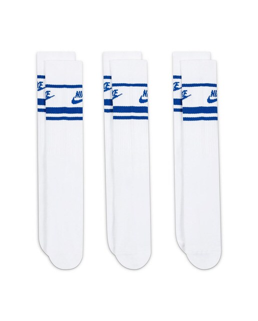 Pack de 3 Pares de Meias Sportwear Dri-Fit Everyday Essential Branco / Azul-1