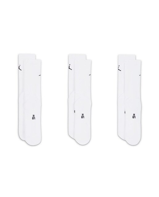 Pack de 3 Pares de Meias Crew Basket Branco / Preto-2