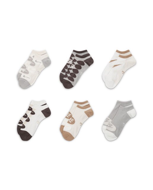 Pack de 6 pares de meias Everyday Lightweight Nike Multicolor-2
