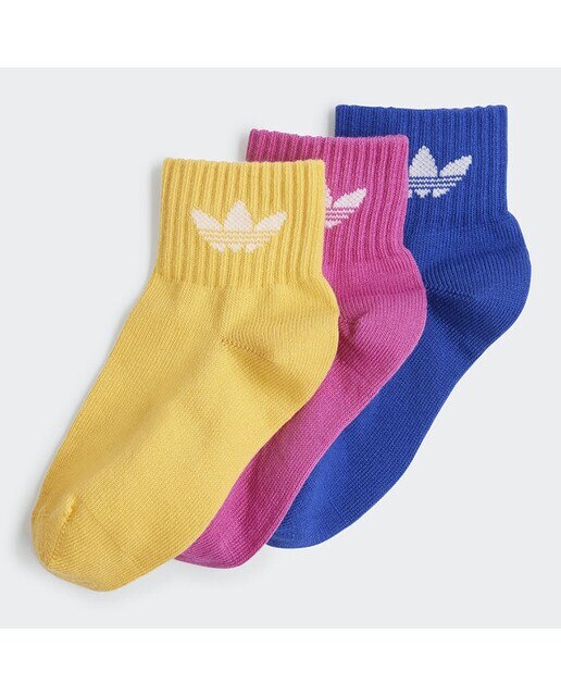 Pack de Três Pares de Meias pelo Tornozelo Mid Originals Azul-1