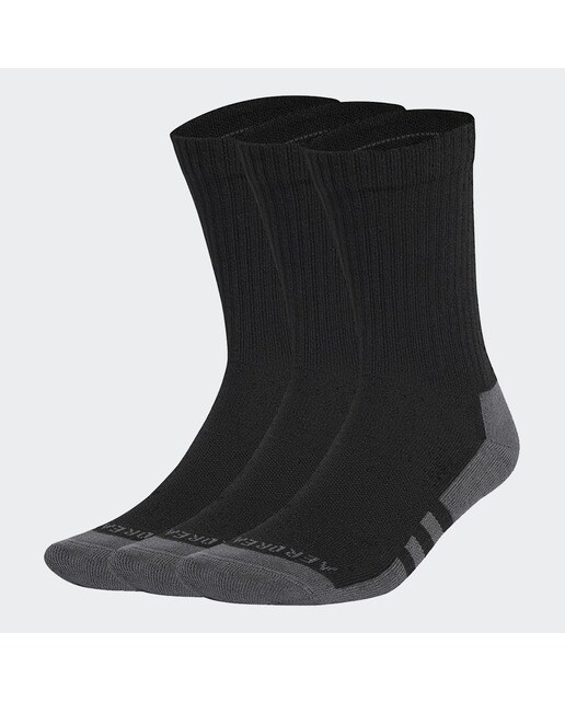 Pack de 3 Pares de Meias Crew Cushioned Performance Preto-1