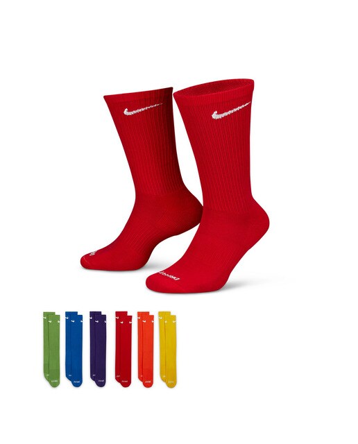 Pack de 6 Pares de Meias de Training Multicolor-4