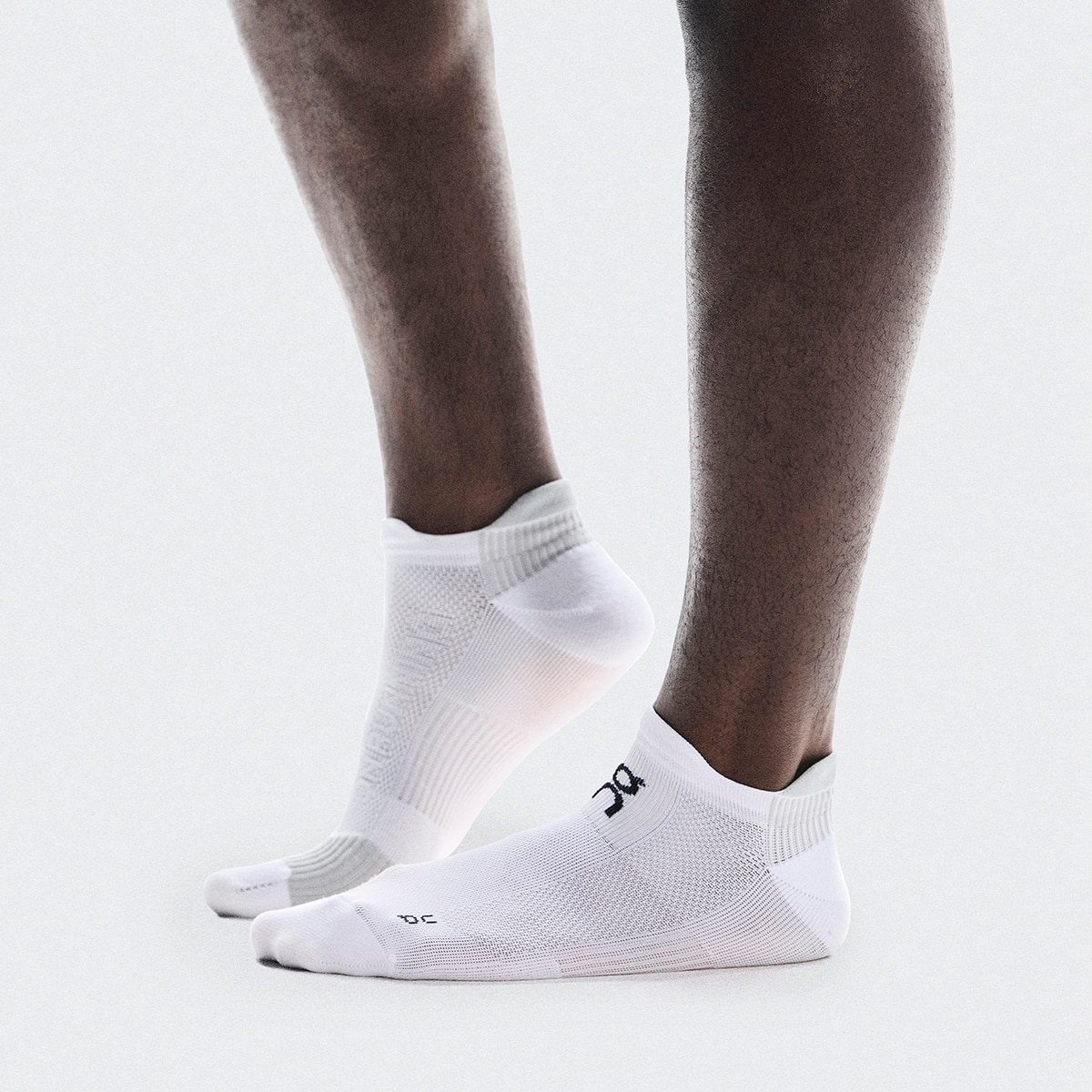 Calcetines de running unisex Performance Run Sock Low On - Blanco Blanco-2