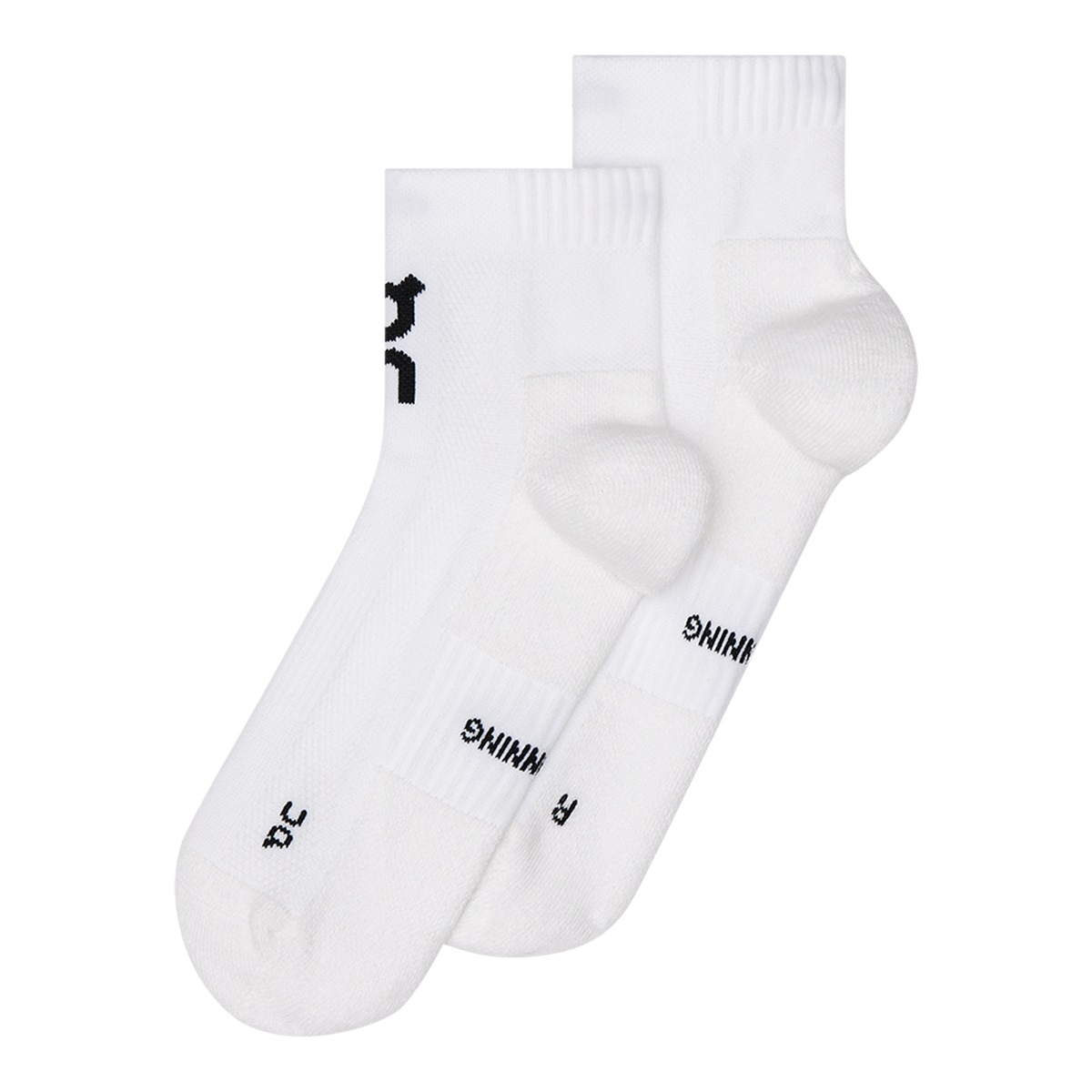 Imagen 0 de Calcetines de running unisex Core Run Sock Mid 2P On Blanco