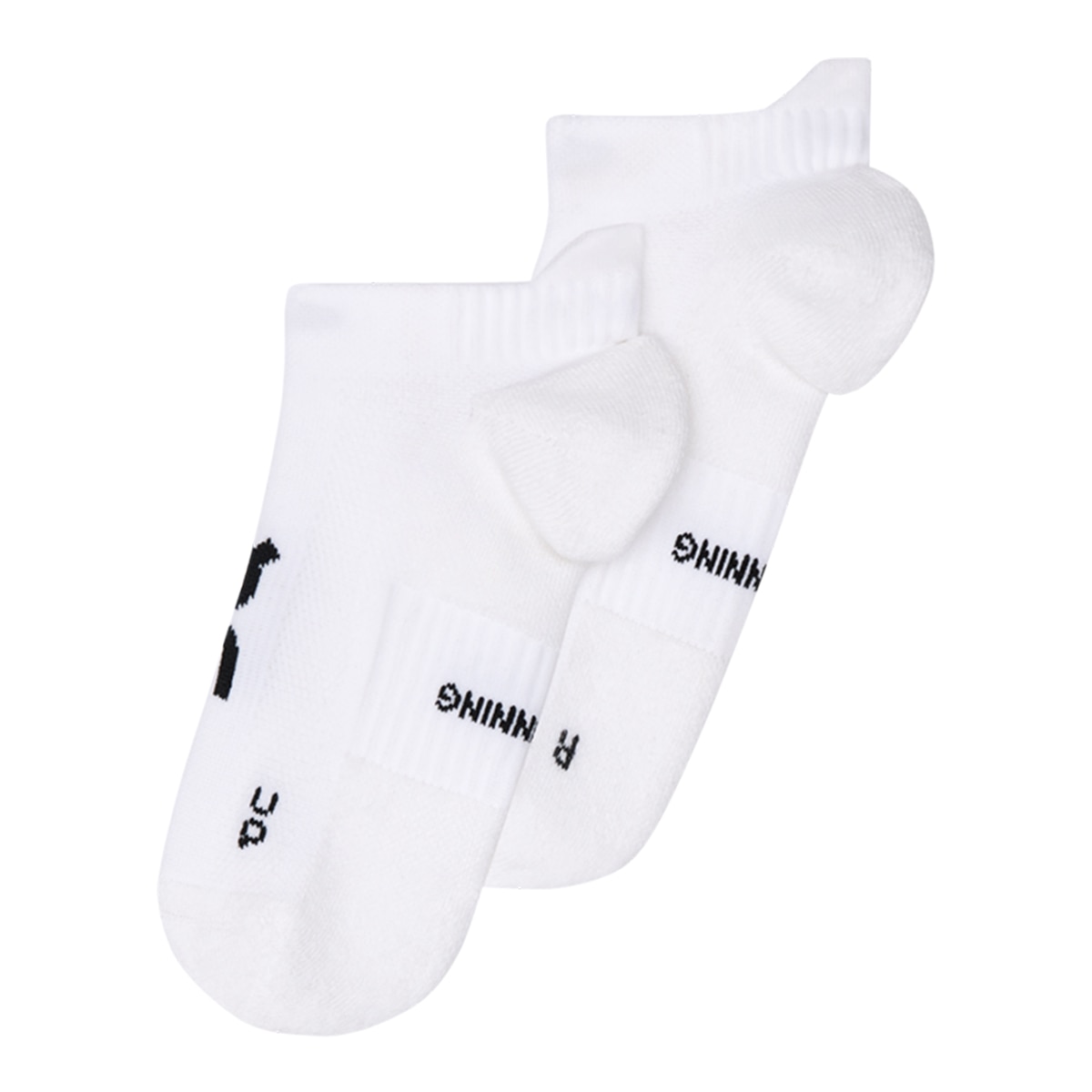 Imagen 0 de Calcetines de running unisex Core Run Sock Low 2P On Blanco