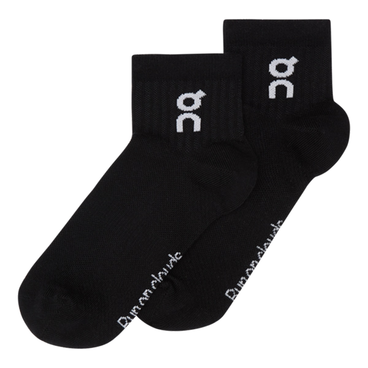 Imagen 1 de Calcetines de running unisex Logo Sock Mid 3P On - Negro Negro