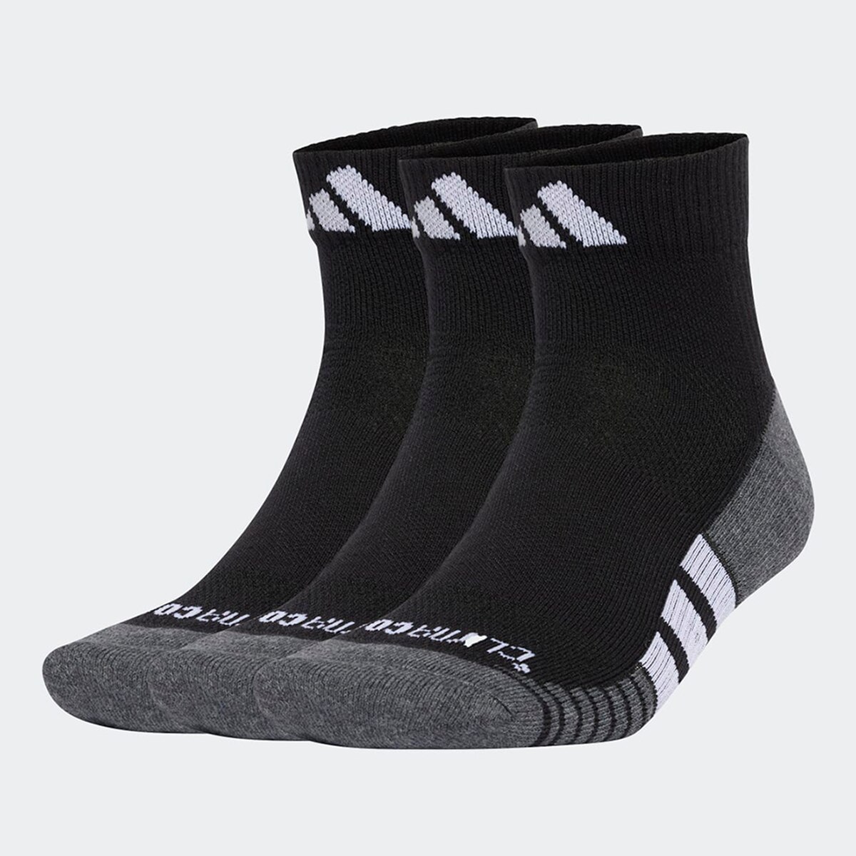 Meias pelo Tornozelo Performance Climacool Cushioned Unissexo Preto-1