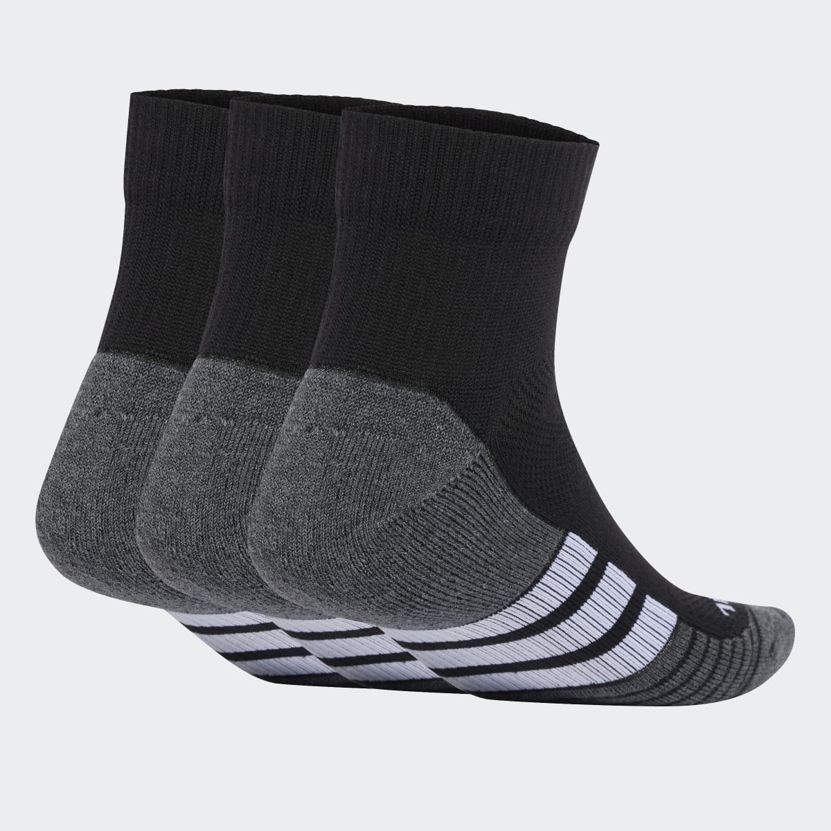 Meias pelo Tornozelo Performance Climacool Cushioned Unissexo Preto-2