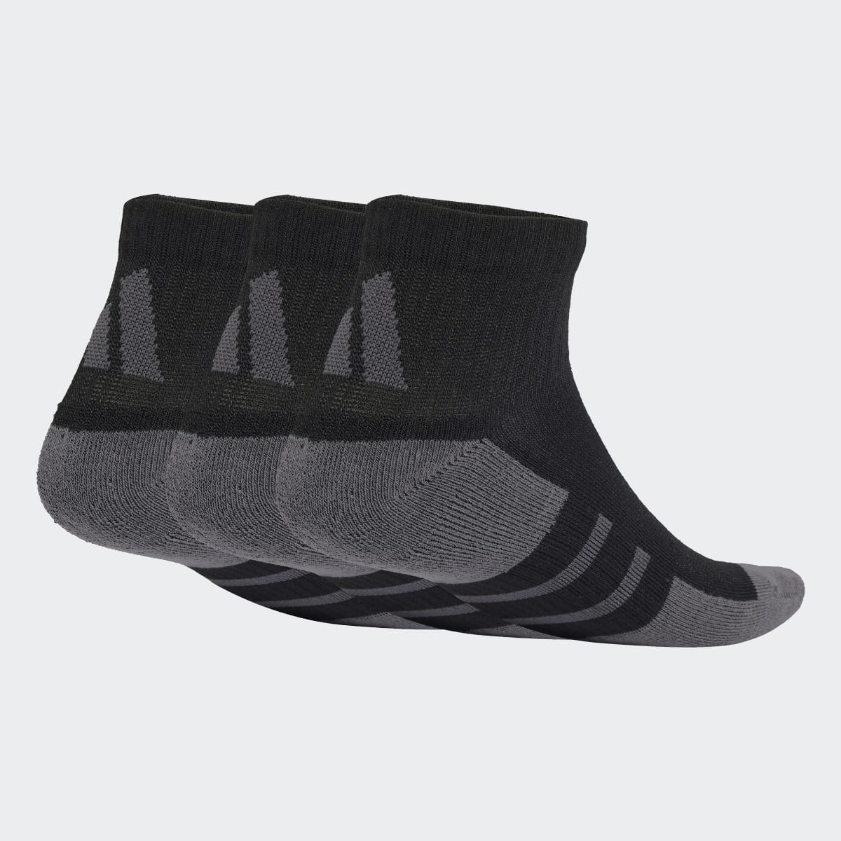 Meias Essentials Climacool Quarter Unissexo Preto-2