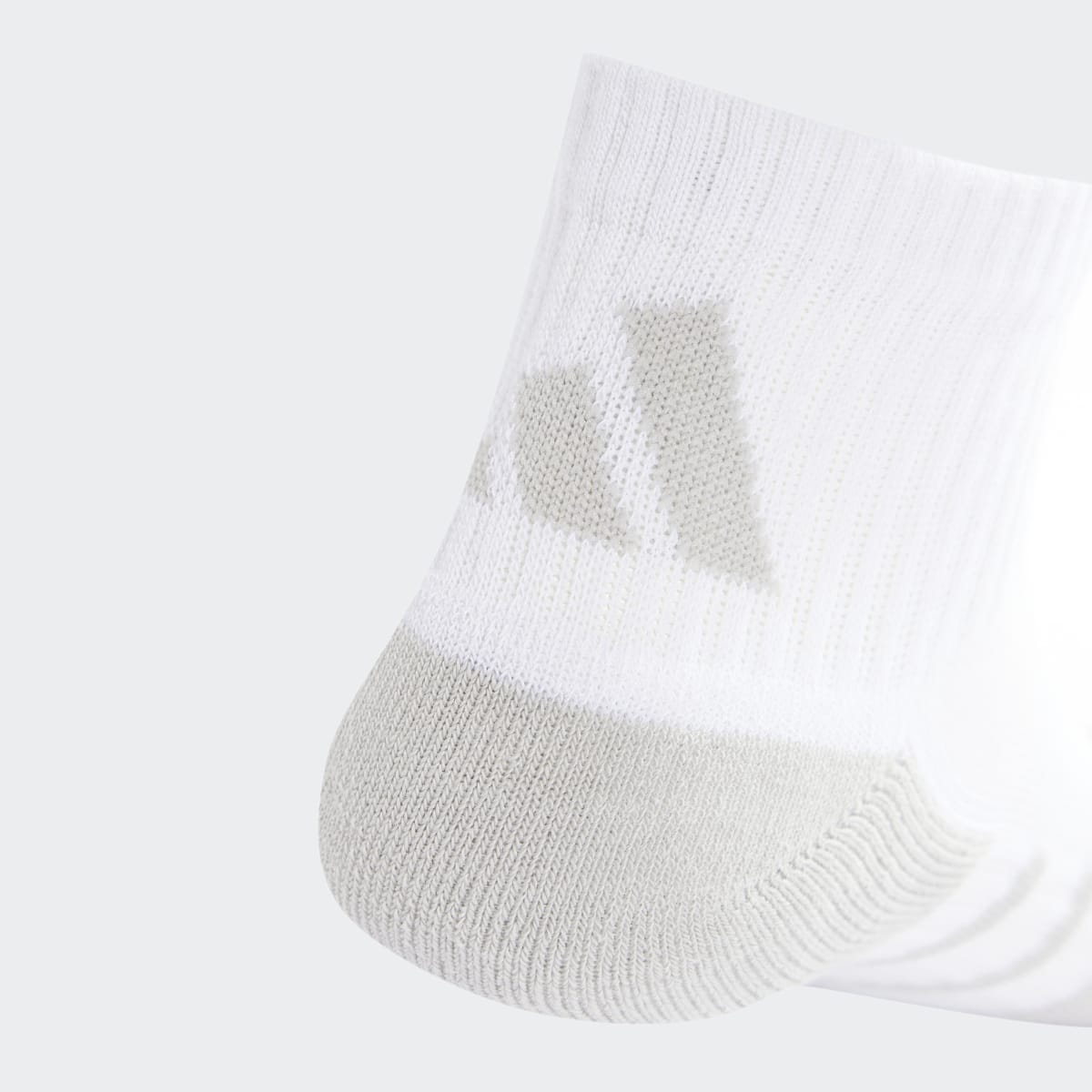 Meias Essentials Climacool Quarter Unissexo Branco-4