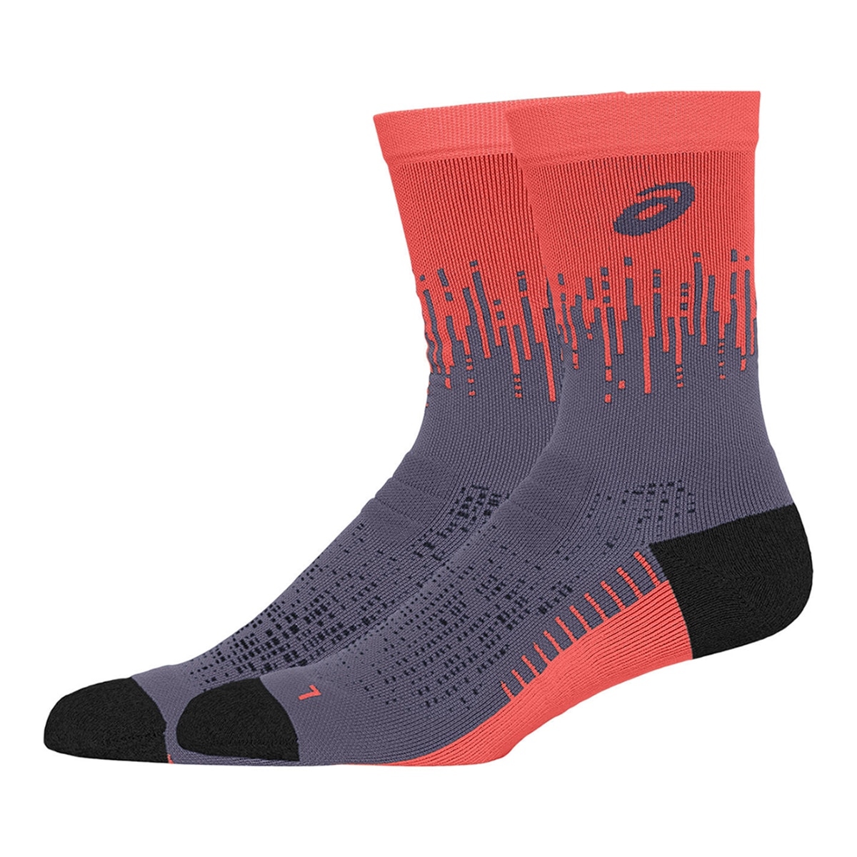 Meias de Running Unissexo Performance Run Sock Crew Lilás / Cinzento-1