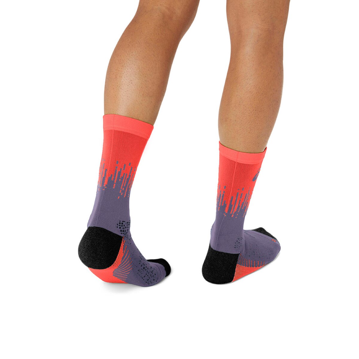Meias de Running Unissexo Performance Run Sock Crew Lilás / Cinzento-4