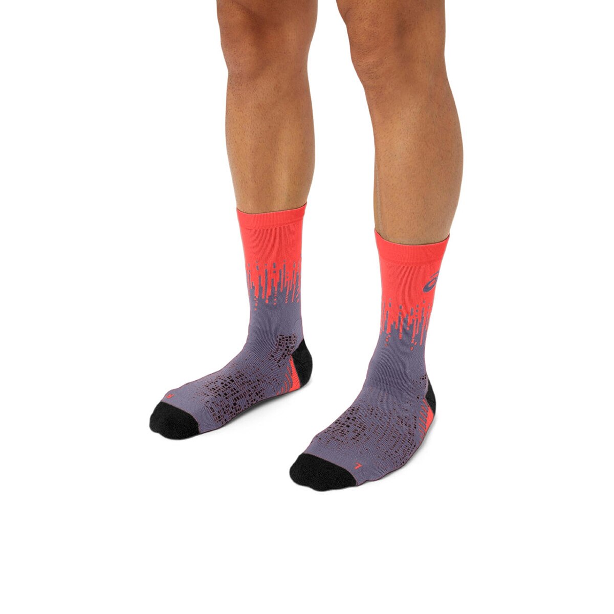 Meias de Running Unissexo Performance Run Sock Crew Lilás / Cinzento-5